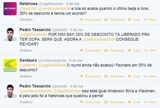 Netshoes store e centauro