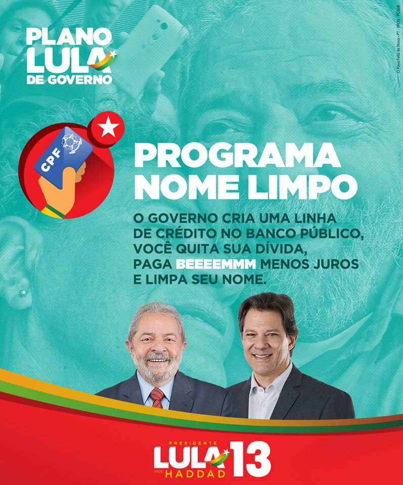 PT copia e posta proposta de Ciro para limpar nome de devedores