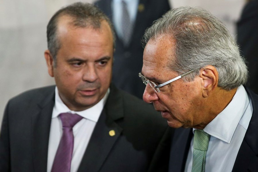 Rogério Marinho e Paulo Guedes