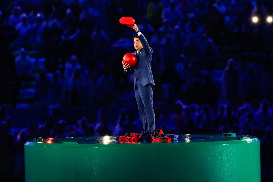 Super Mario aparece no encerramento das Olimpíadas no Brasil