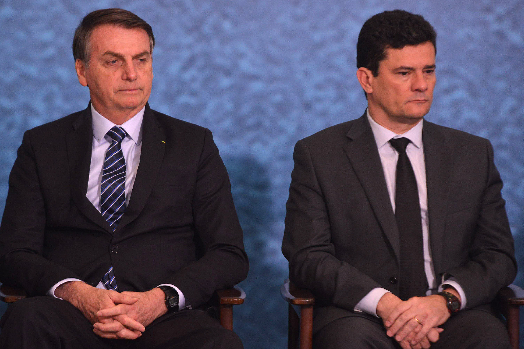 Jair Bolsonaro e Sergio Moro