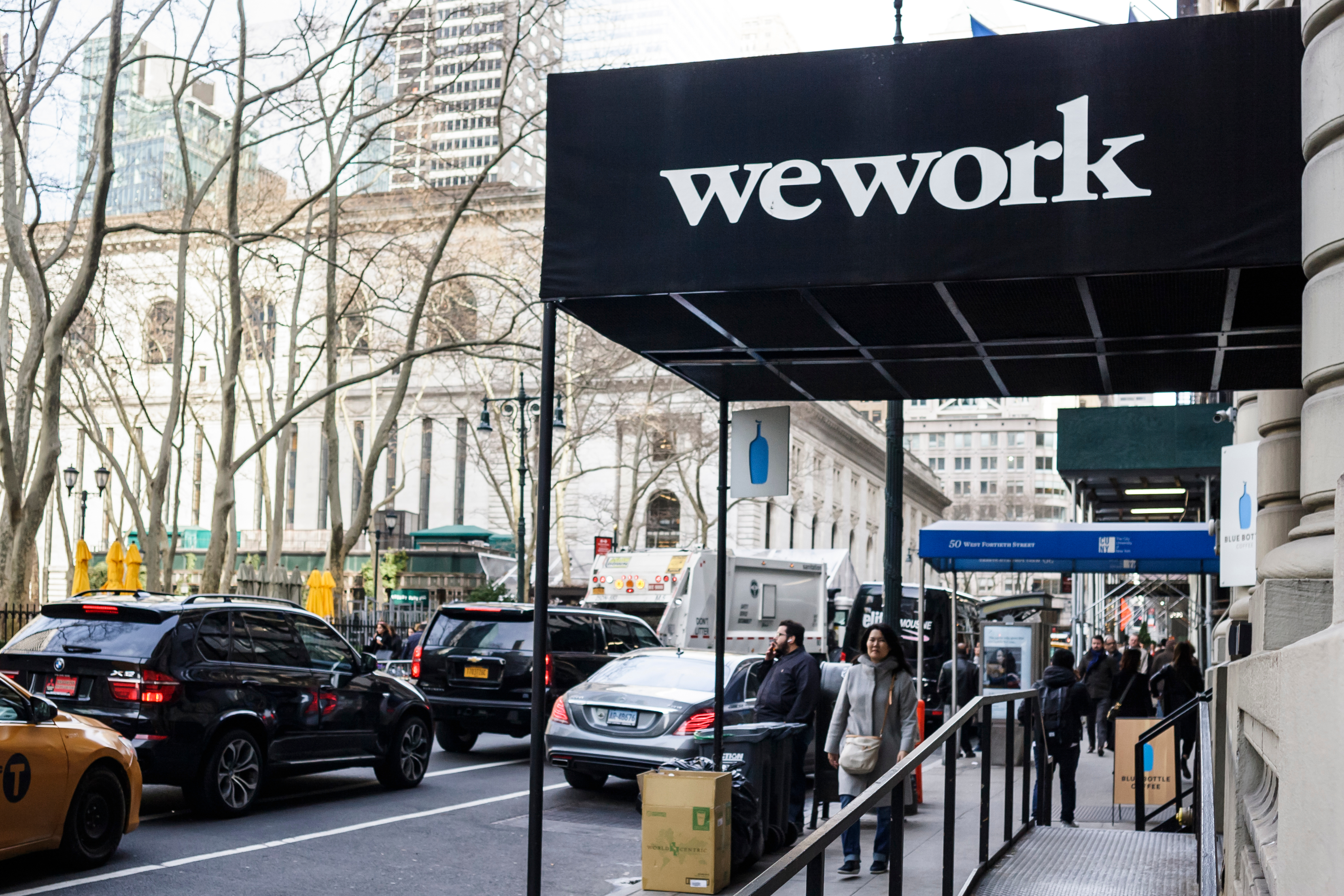 Fachada da WeWork