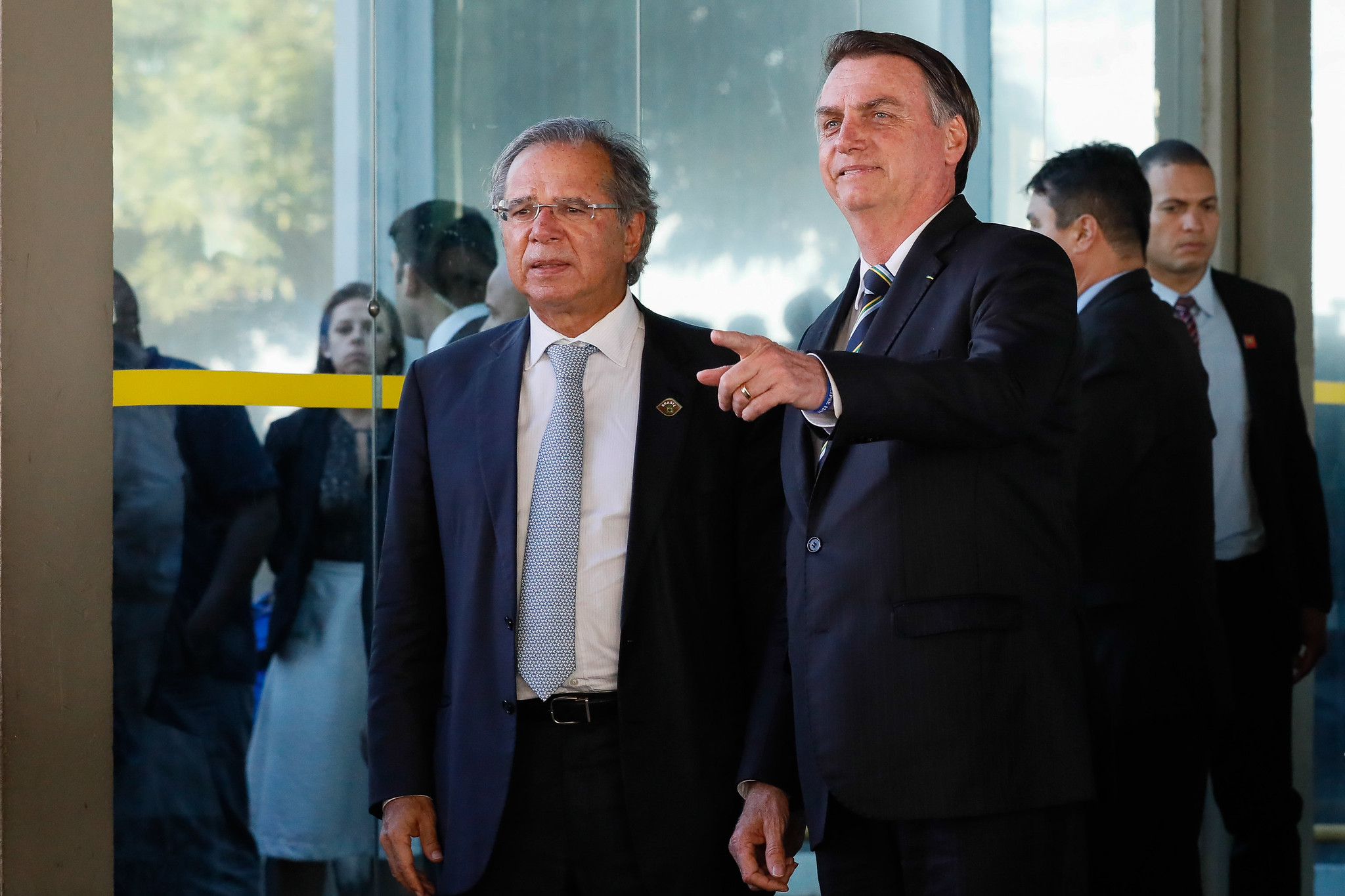 Paulo Guedes e Jair Bolsonaro