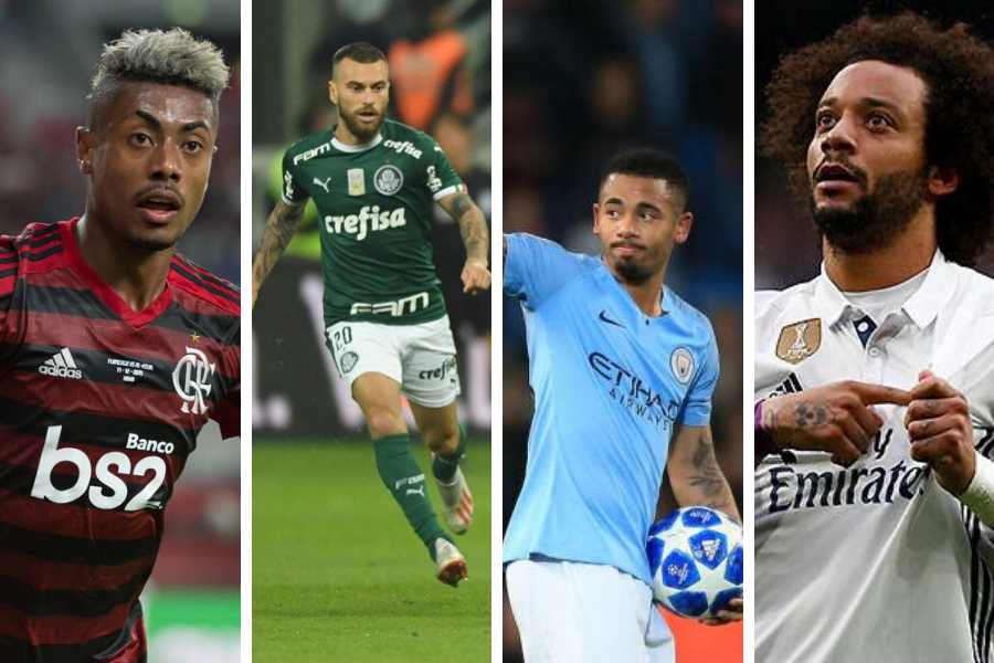 Flamengo, Palmeiras, Manchester City e Real Madrid