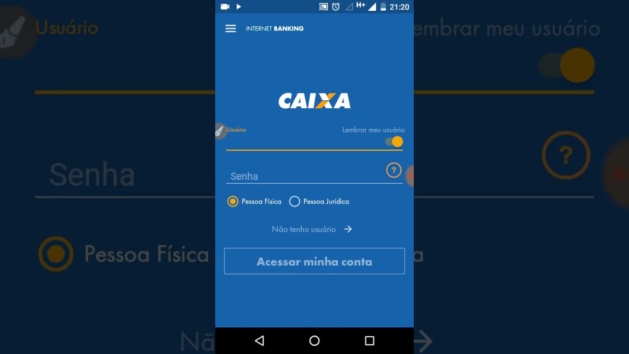 Aplicativo Caixa