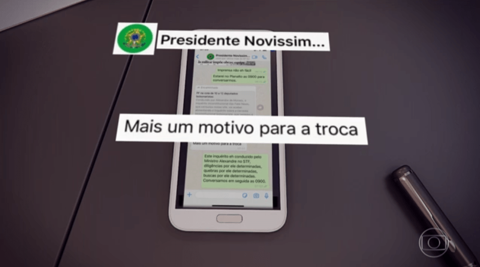 sérgio moro jair bolsonaro mensagem whatsapp pf stf