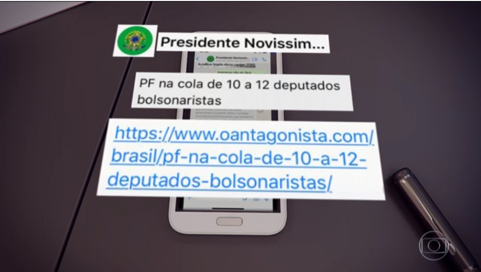 sérgio moro jair bolsonaro mensagem whatsapp pf stf