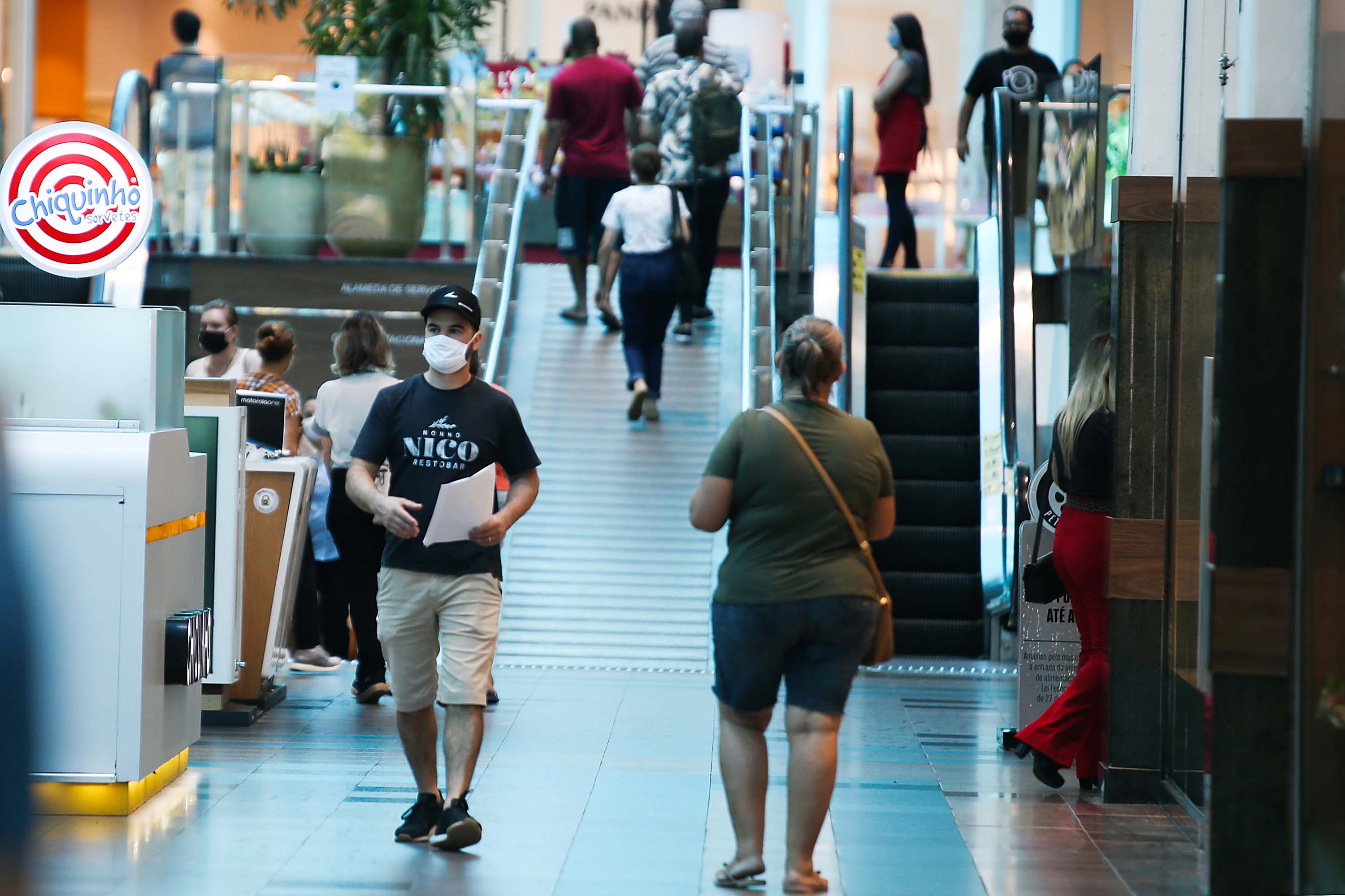 Movimentação de shopping center em Blumenau