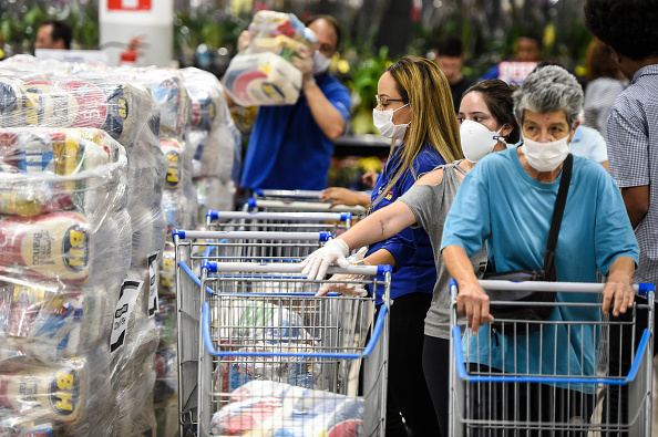 Distribuição de alimentos - pandemia de coronavírus