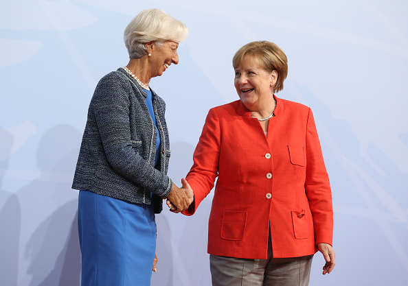 Christine Lagarde e Angela Merkel