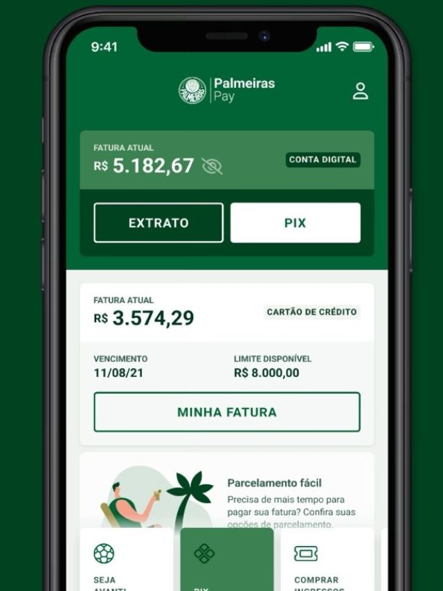 PALMEIRAS PAY: CLUBE LANÇA CONTA DIGITAL GRATUITA E COM BENEFÍCIOS