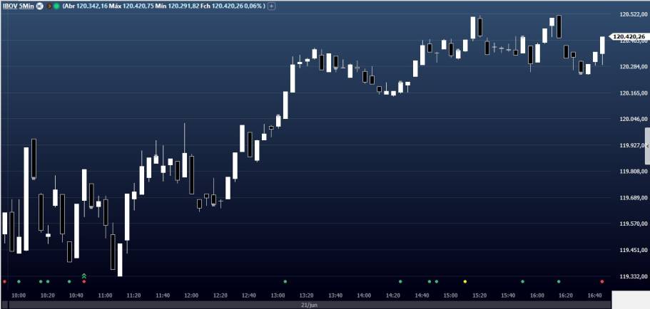 Ibovespa recua após superar 119 mil pontos com BC abrindo porta para corte  da Selic em agosto Por Reuters