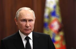 o presidente da Rússia, Vladimir Putin, favorito nas eleições (Kremlin/Divulgação)