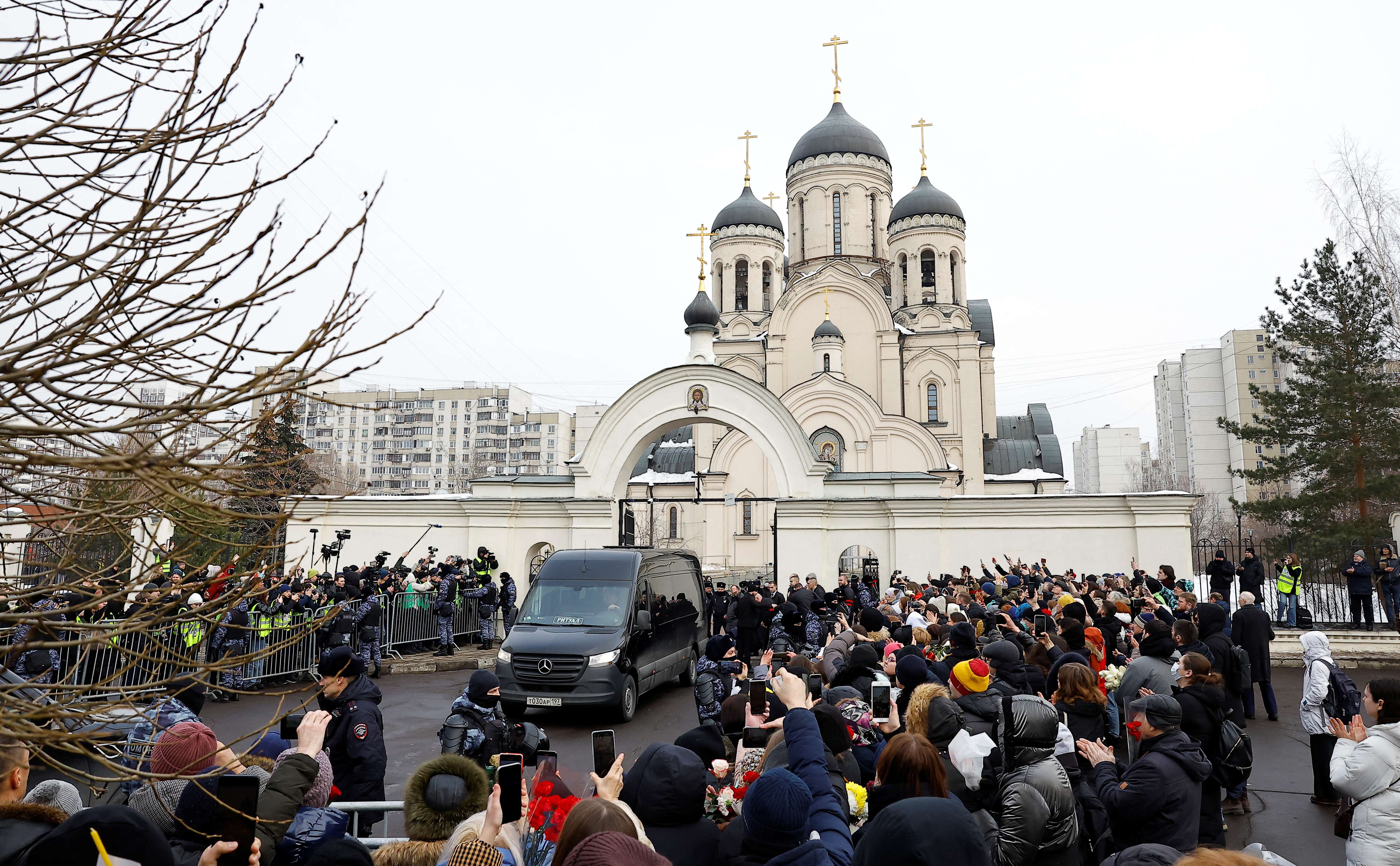 Funeral de Alexei Navalny em Moscou (Reuters/Stringer)