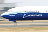 Aeronave Boeing 737 Max durante exibição no Farnborough International Airshow, em Farnborough, Reino Unido] 20/07/2022 REUTERS/Peter Cziborra