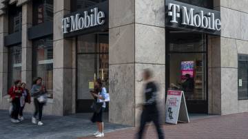 Loja da T-Mobile em São Francisco, Califórnia (David Paul Morris/Bloomberg)