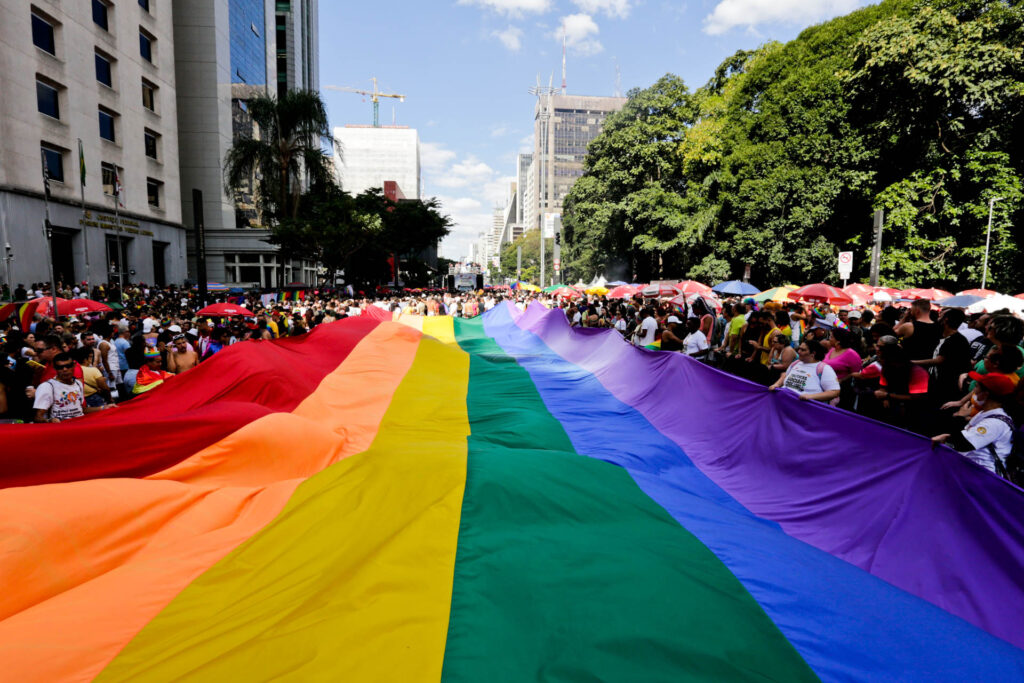 Parada do Orgulho LGBT+ de SP em 2023 (Foto: Jose Cordeiro/SPTuris)