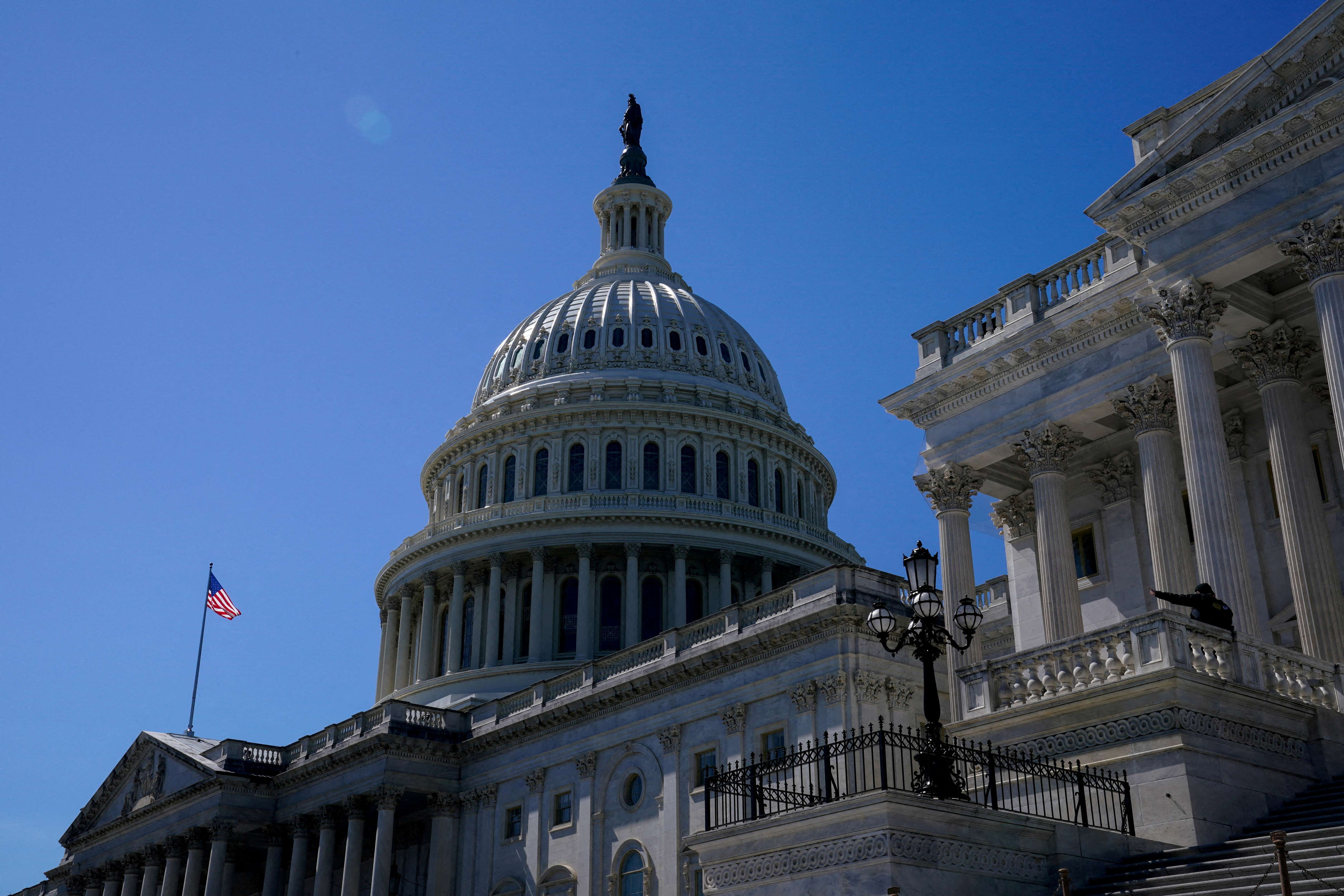 Vista da cúpula do Capitólio dos EUA em Washington, nos EUA - 21/03/2024 (Foto: Elizabeth Frantz/Reuters)
