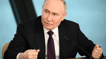 Presidente russo, Vladimir Putin, dá entrevista a agências internacionais (Sputnik/Vladimir Astapkovich/Pool via REUTERS)