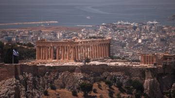 Vista do Parthenon em Atenas (REUTERS/Alkis Konstantinidis)