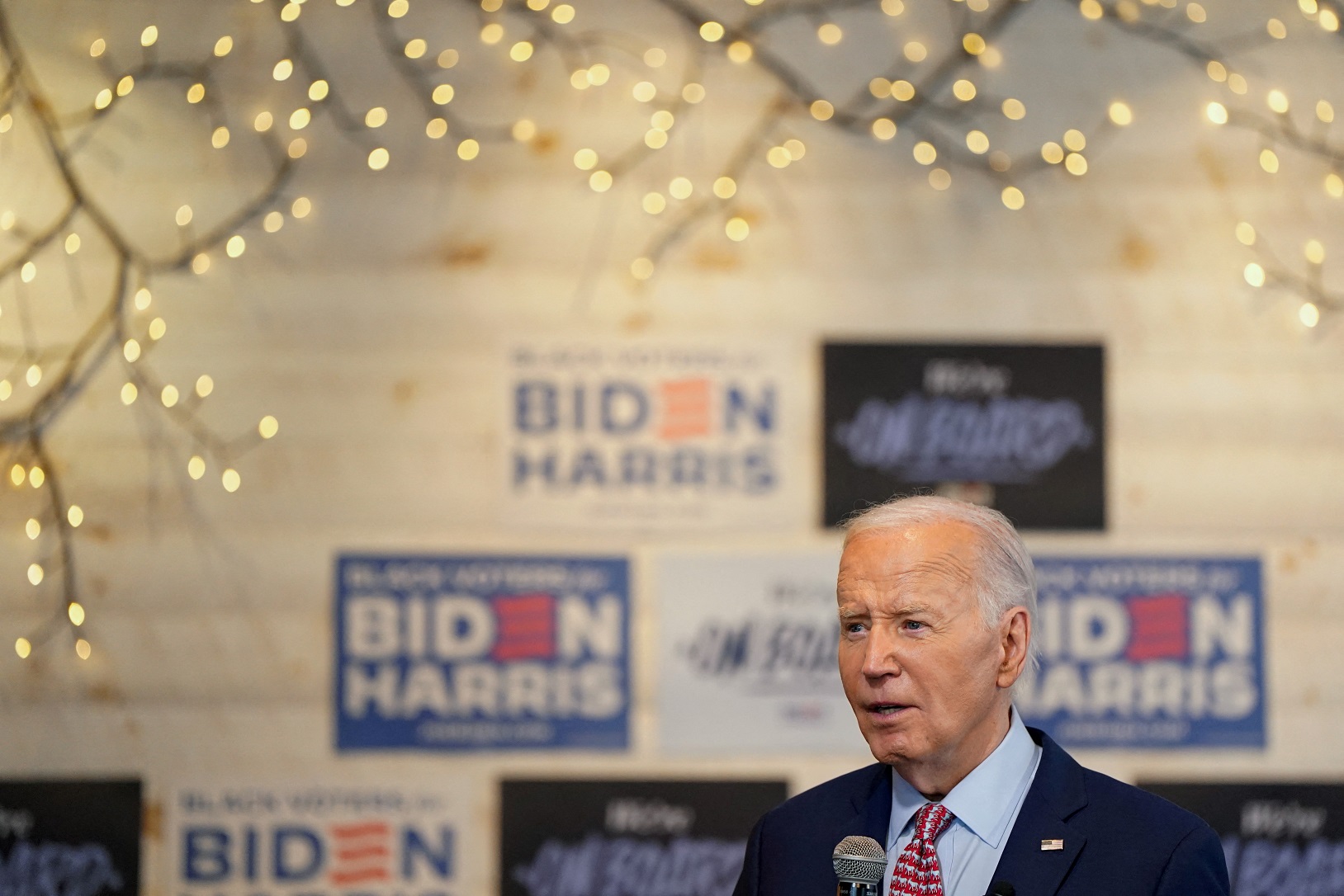 Presidente dos EUA Joe Biden em campanha na Filadélfia
 29/5/2024   REUTERS/Elizabeth Frantz