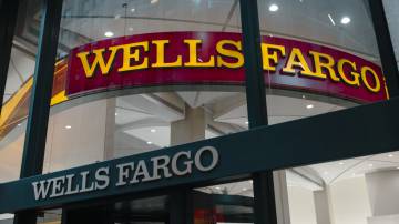 Filial do banco Wells Fargo em Nova York. 27/12/2023. (Foto: Angus Mordant/Bloomberg)