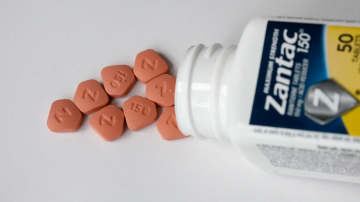 Pílulas do medicamento Zantac