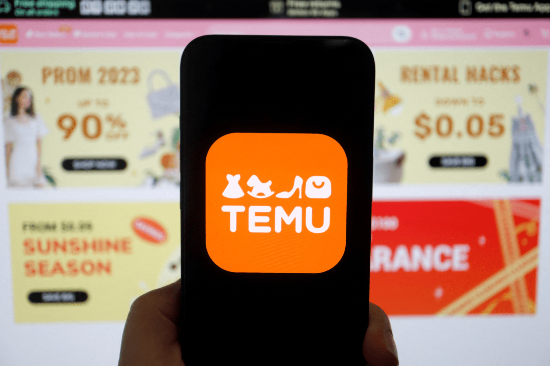 Logo Imagem da plataforma de e-commerce Temu (REUTERS/Florence Lo/Ilustração)