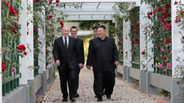 Vladimir Putin e Kim Jong Un
