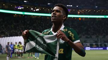 Estevão, atacante do Palmeiras