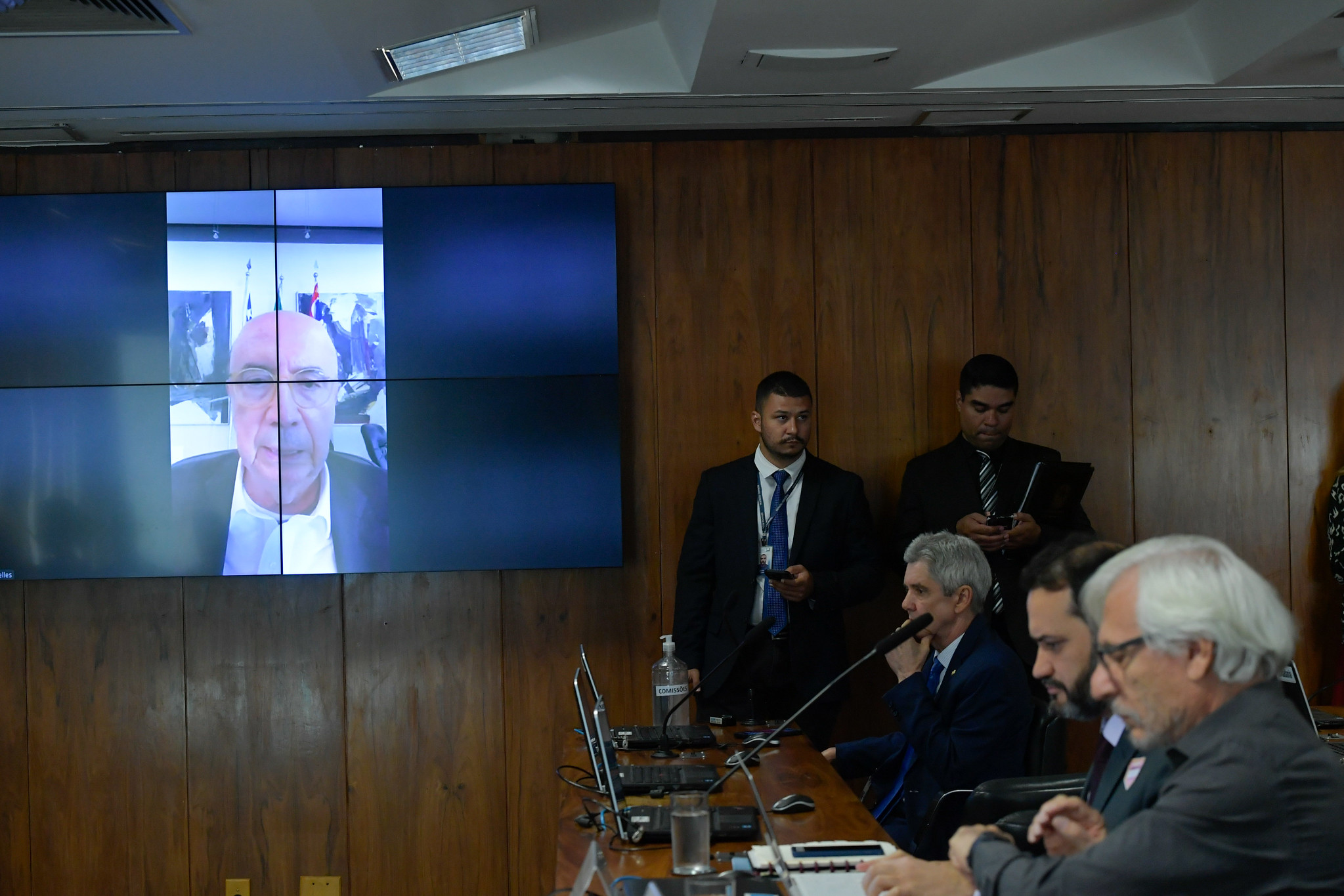Henrique Meirelles, ex-presidente do Banco Central, participa de audiência pública na CCJ do Senado (Foto: Geraldo Magela/Agência Senado)