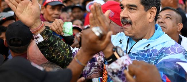 Presidente da Venezuela, Nicolás Maduro, no dia da abertura da campanha eleitoral presidencial, em Caracas, Venezuela. 4/07/2024. (Foto: REUTERS/Maxwell Briceno)