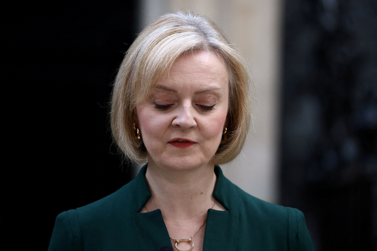 Ex-primeira-ministra do Reino Unido Liz Truss em Londres (REUTERS/Henry Nicholls)