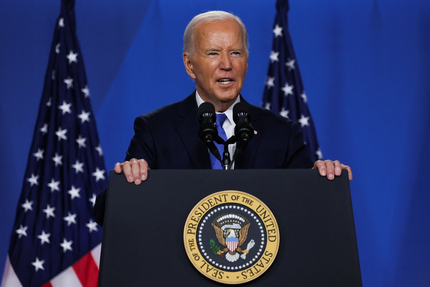 Presidente dos EUA Joe Biden em Washington
 11/7/2024   REUTERS/Leah Millis