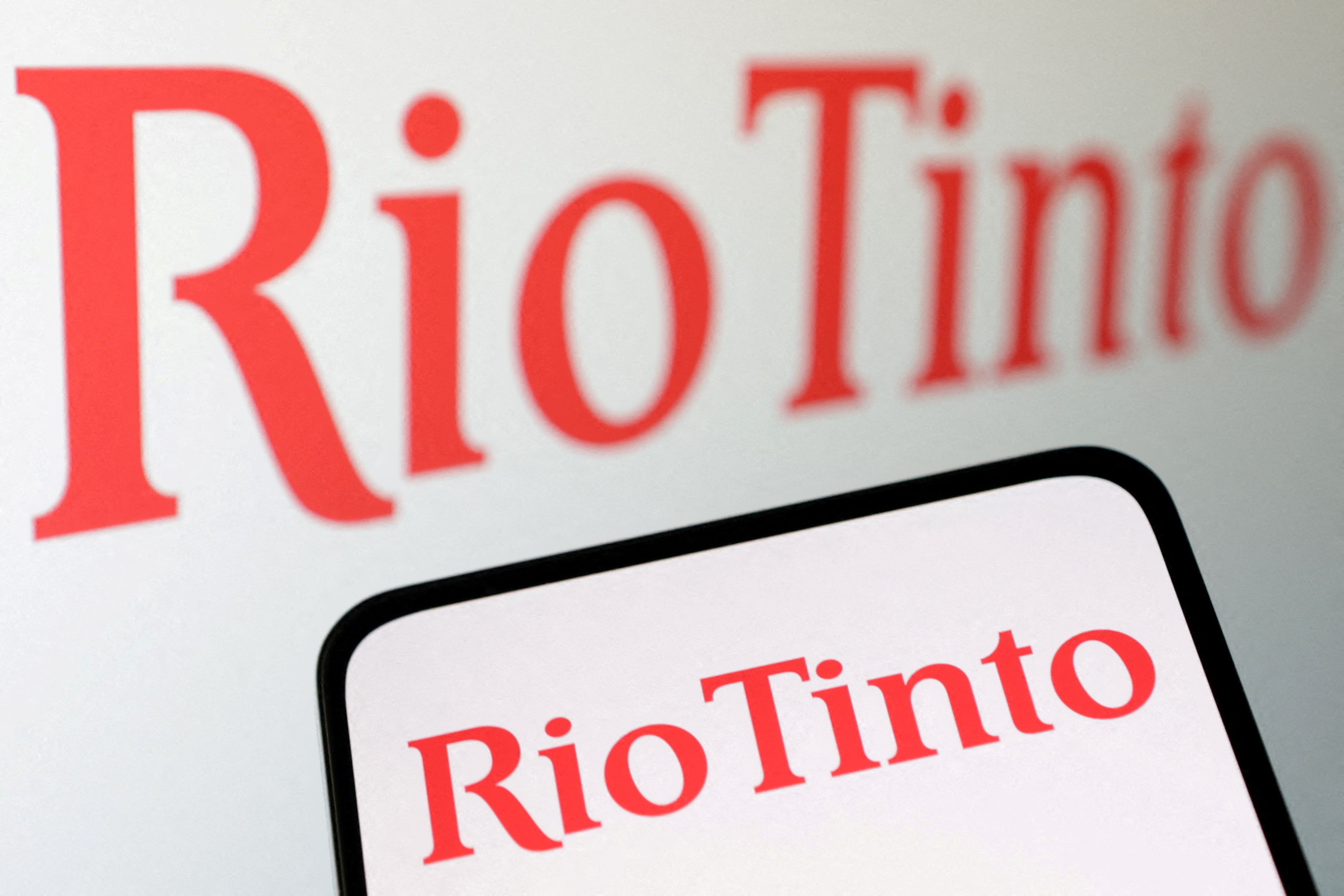 Logotipo da Rio Tinto em ilustração tirada em 10 de abril de 2023 (REUTERS/Dado Ruvic)