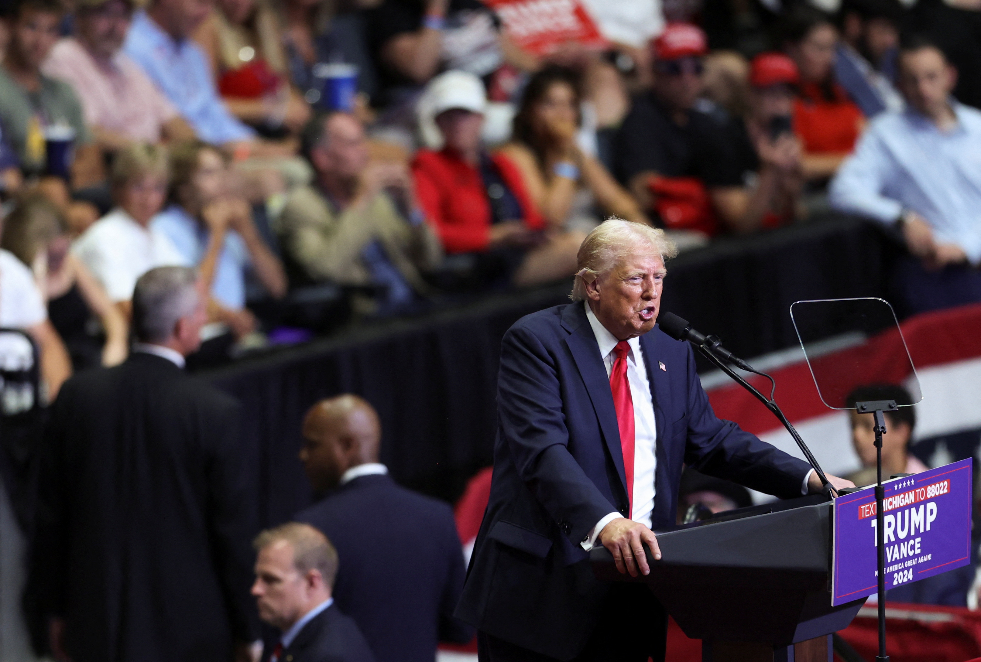 Candidato republicano à Presidência dos Estados Unidos, Donald Trump
20/07/2024
REUTERS/Tom Brenner