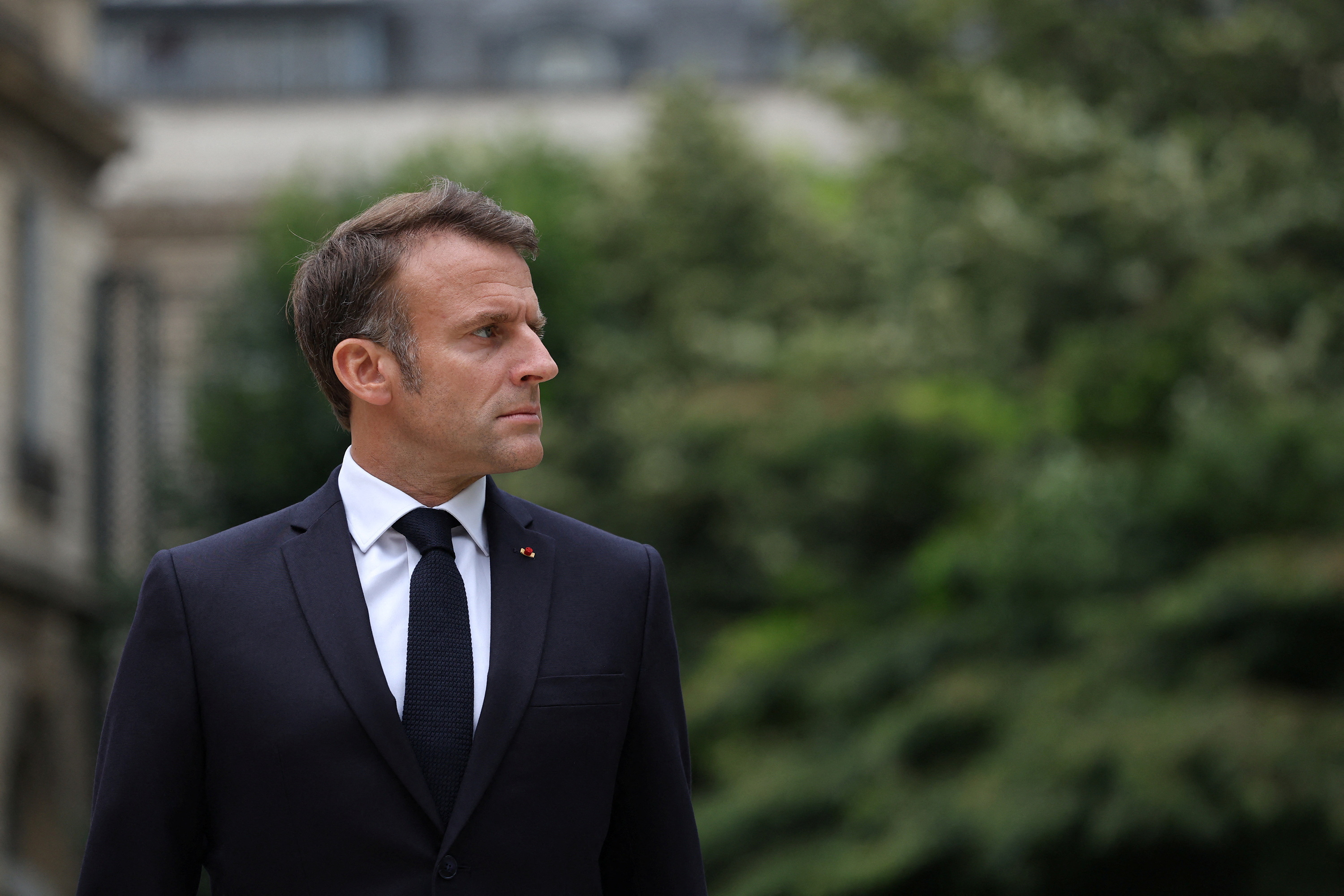 Presidente francês, Emmanuel Macron
02/07/2024
Aurelien Morissard/Pool via REUTERS