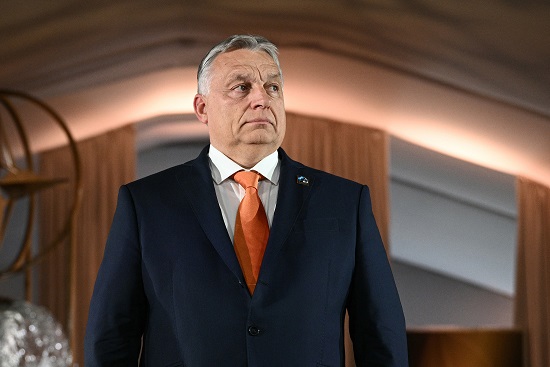 Viktor Orban em Washington, DC, em 9 de julho (Bredan Smialowski/AFP/Getty Images)