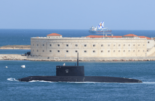 Submarino aprimorado da classe Kilo da Marinha Russa