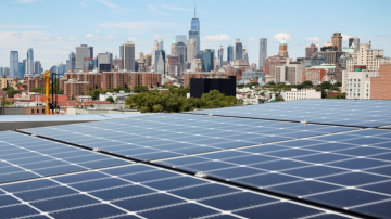 Telhado solar em New York