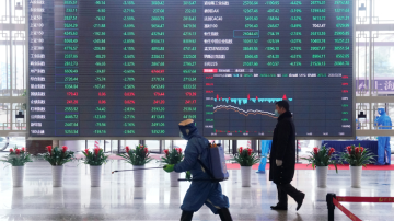 Bolsa de Valores de Xangai, na China