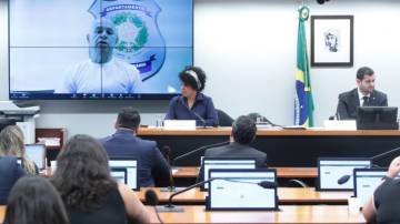 Domingos Brazão depõe, por videoconferência, no Conselho de Ética da Câmara (Foto: Bruno Spada/Câmara dos Deputados)