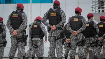 Agentes da Força Nacional de Segurança Pública (Foto: Daiane Mendonça/Secom-RO)