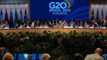 Ministros de Finanças e presidentes de Bancos Centrais do G20 se reúnem no Rio de Janeiro (RJ) (Foto: Divulgação/G20)