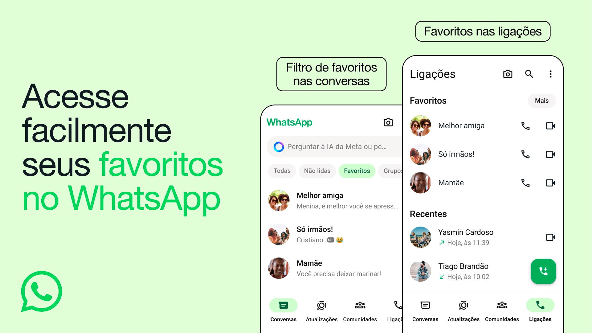 It is now possible to create a list of favorite contacts on WhatsApp; see how