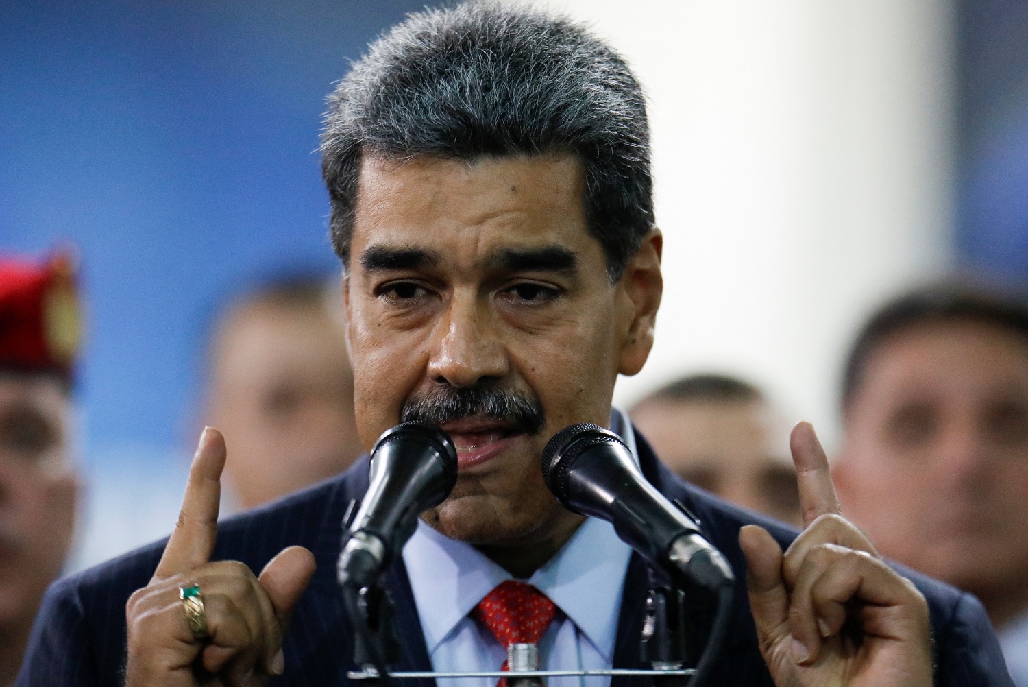 Presidente da Venezuela, Nicolás Maduro, em Caracas - 
31/07/2024
(Foto: Leonardo Fernandez Viloria/Reuters)