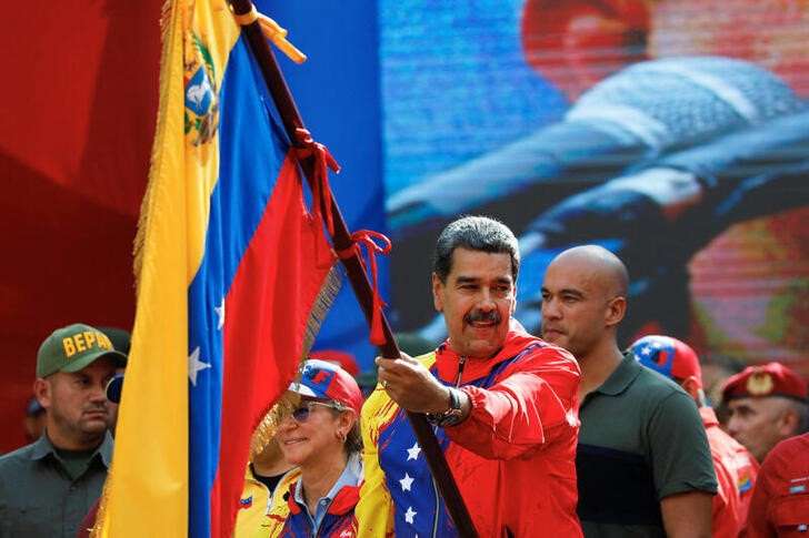 O presidente da Venezuela, Nicolás Maduro, em Caracas (Foto: Leonardo Fernandez Viloria/Reuters)