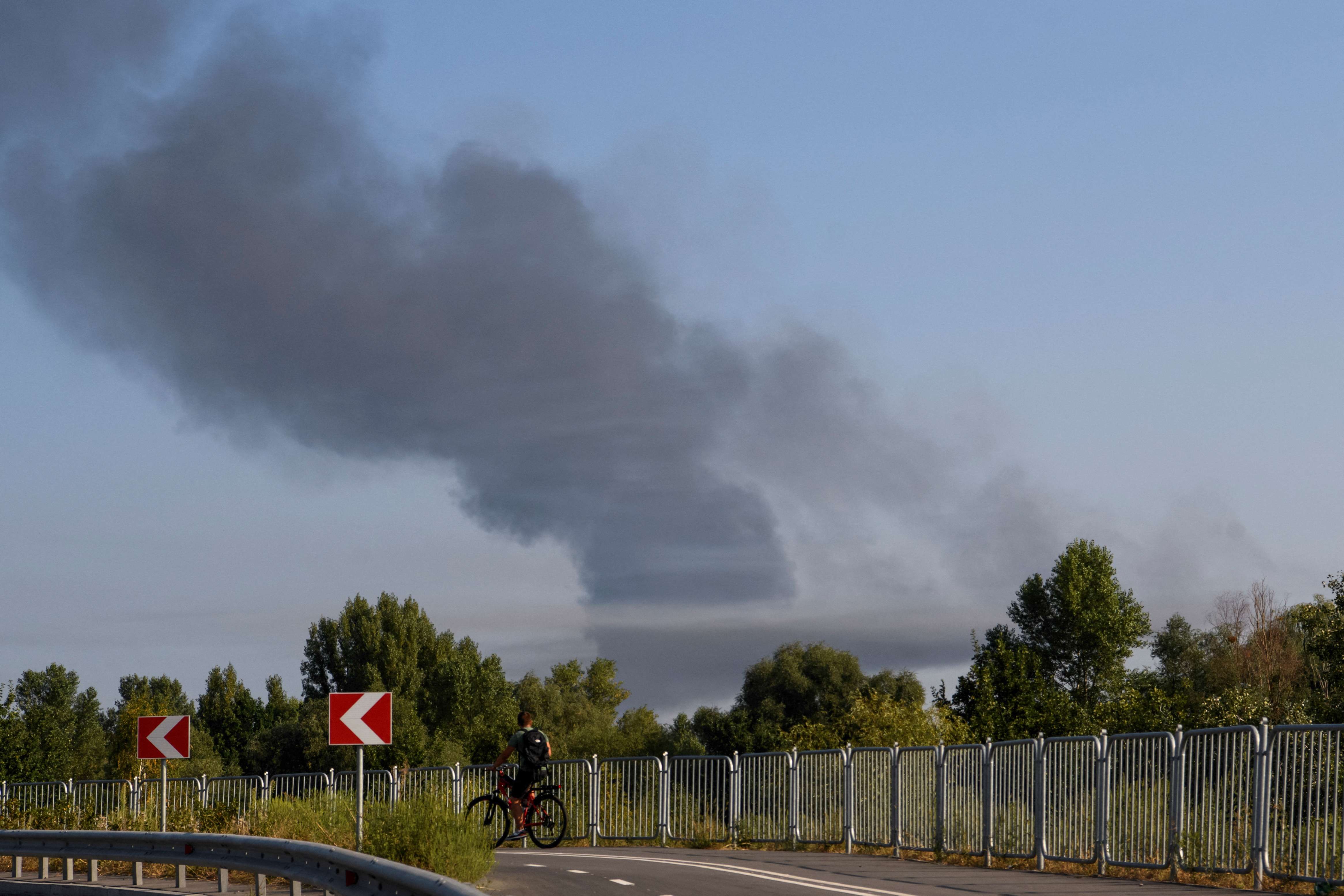 Ataque russo nos arredores de Kiev - 26/8/2024 (Foto: Vladyslav Musiienko/Reuters)