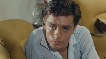 Alain Delon em cena do filme Plein Soleil, de 1960