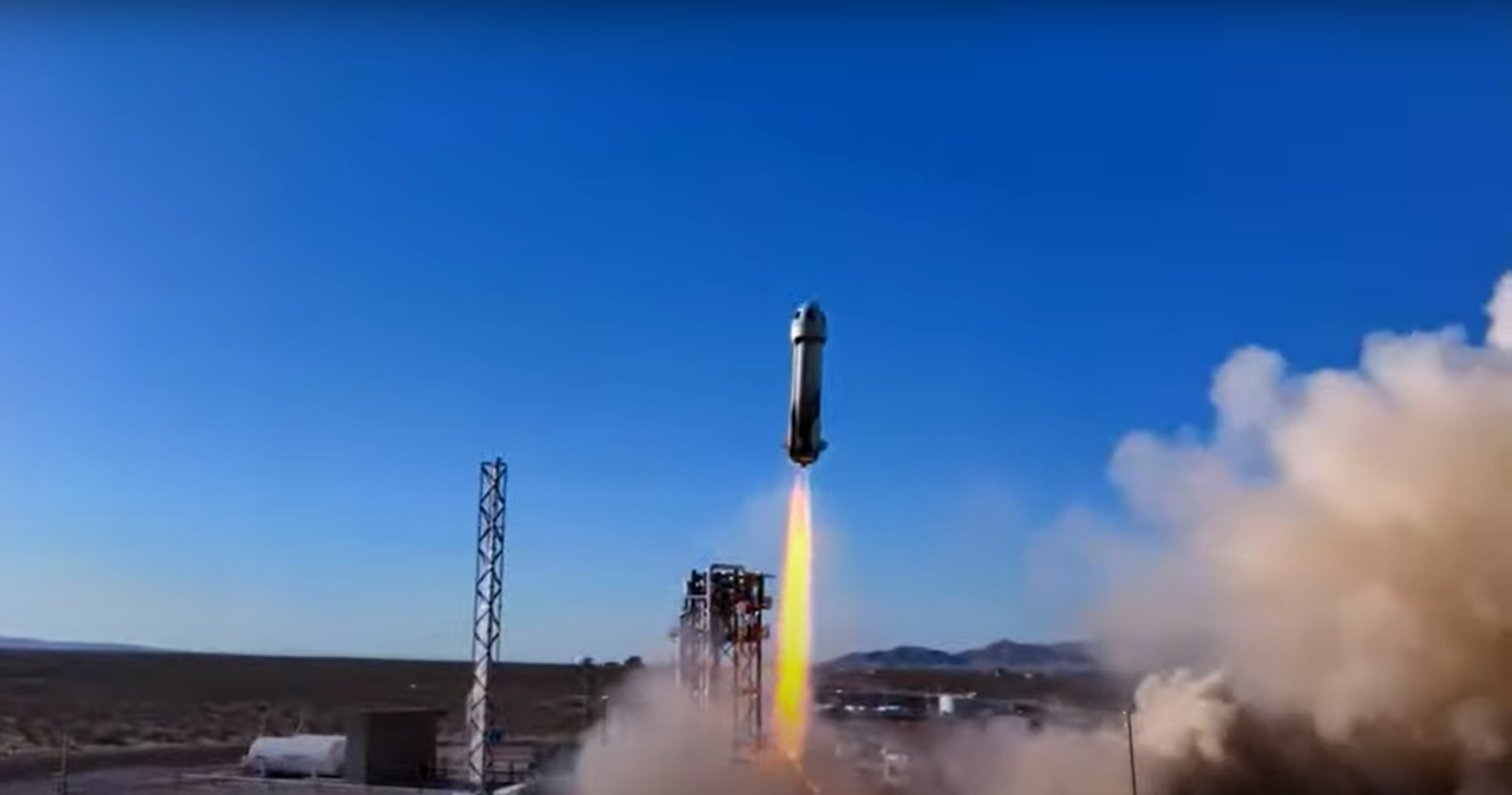 New Shepard, da Blue Origin, Missão NS-26 (Reprodução)